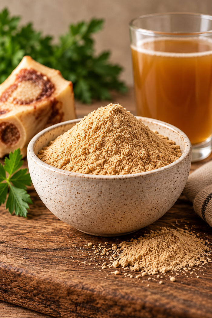 Beef bone broth powder