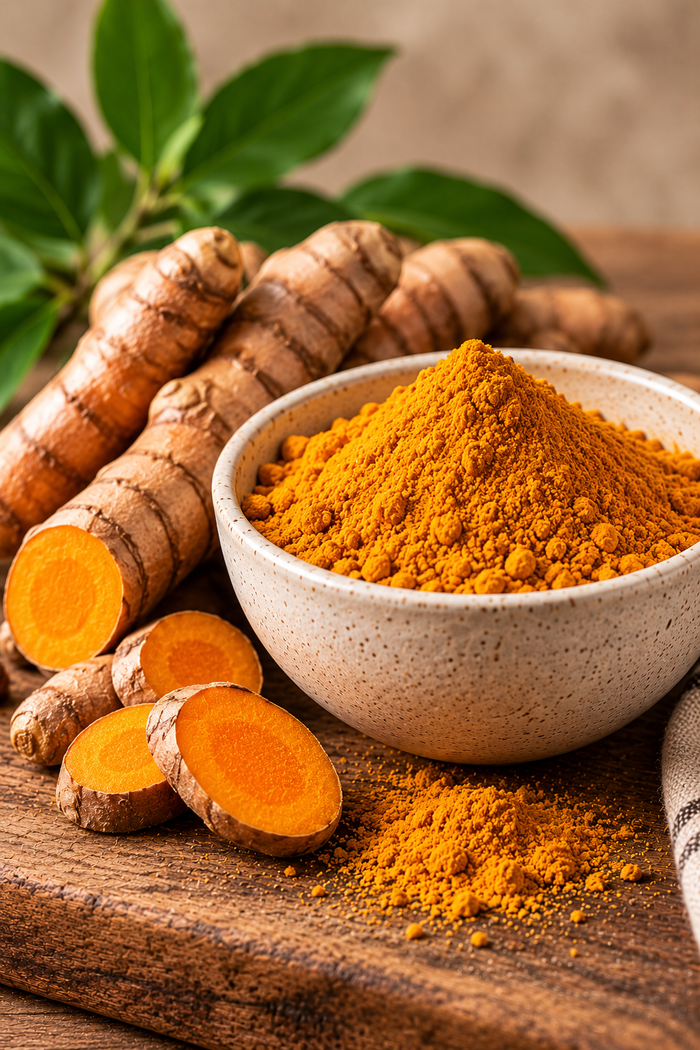 Turmeric root powder